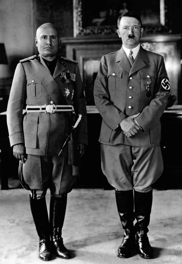 Mussolini und Hitler